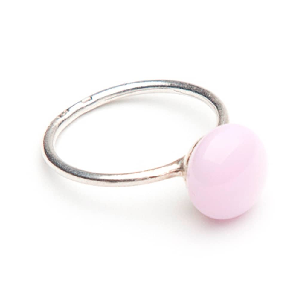 olcsó ezüst gyűrű rózsaszín fragil